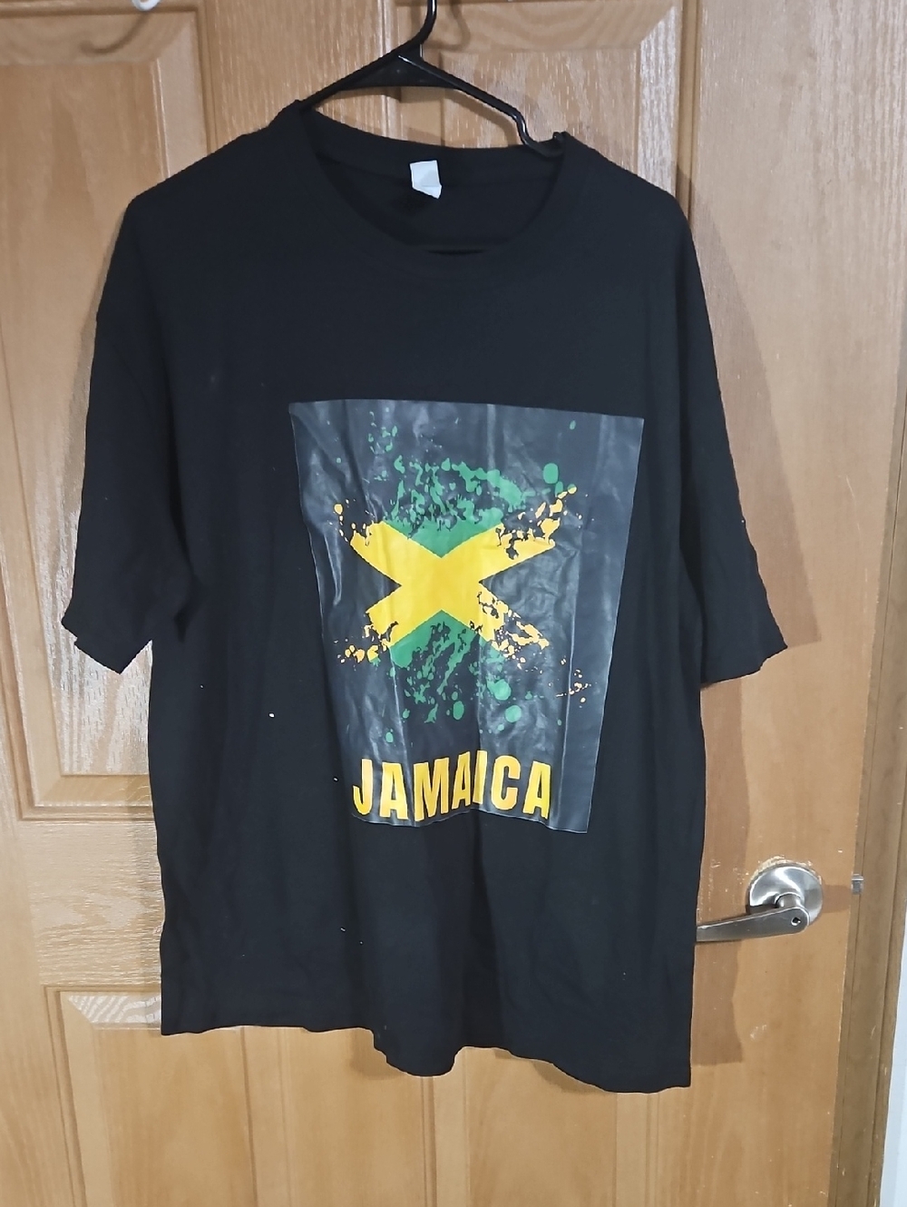 Black Jamaica Graphic Short Sleeve Tee